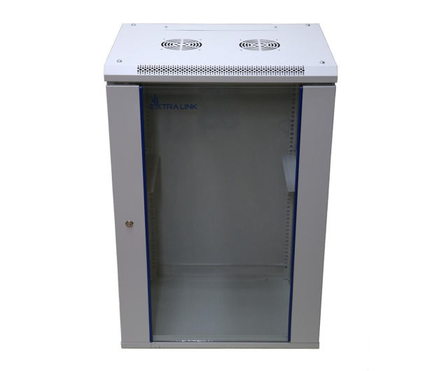 Extralink Szafa rack 15U 600x600mm szara wisząca EX.14350 - 489480 - zdjęcie
